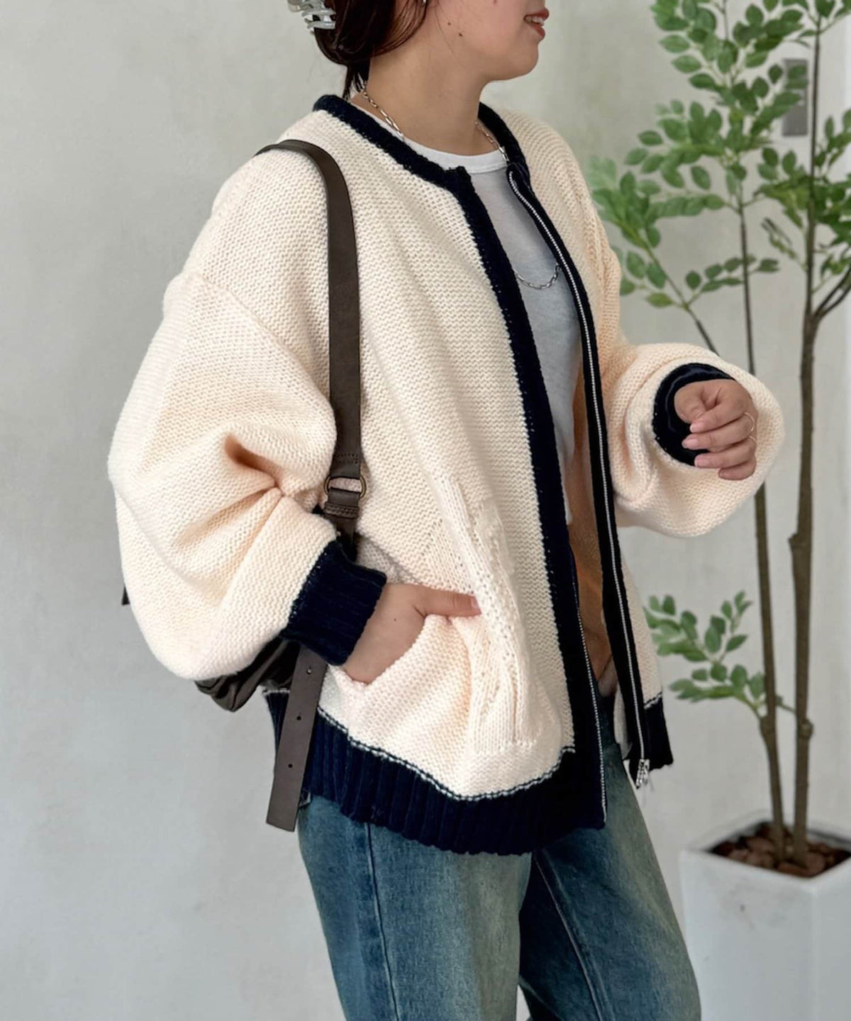 CPCM Flower Zip Cardigan - Image 37