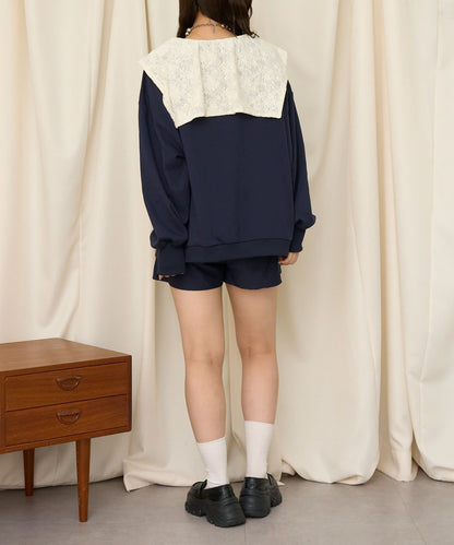 CIAOPANIC Hoodie + Lace假領 SET - Image 13