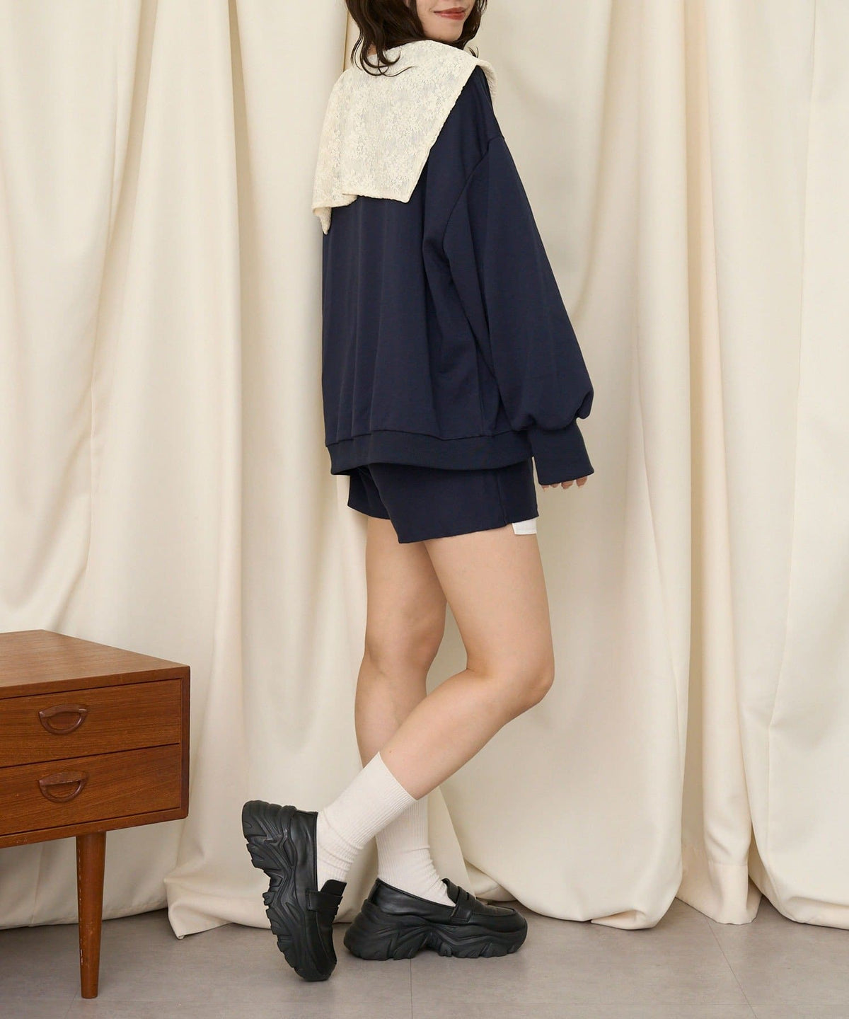CIAOPANIC Hoodie + Lace假領 SET - Image 14