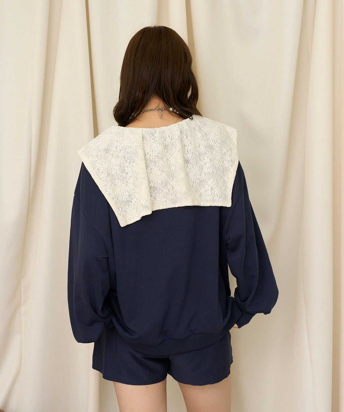 CIAOPANIC Hoodie + Lace假領 SET - Image 10
