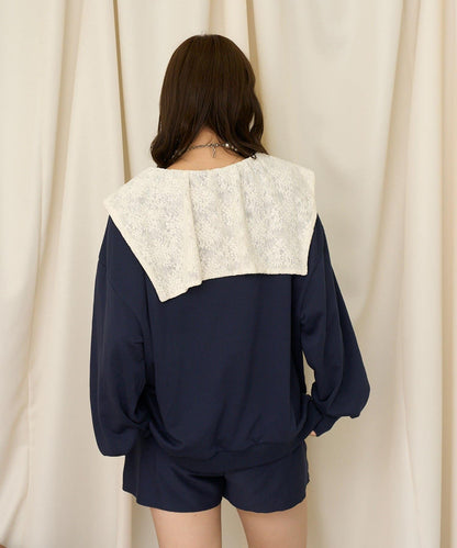CIAOPANIC Hoodie + Lace假領 SET - Image 10
