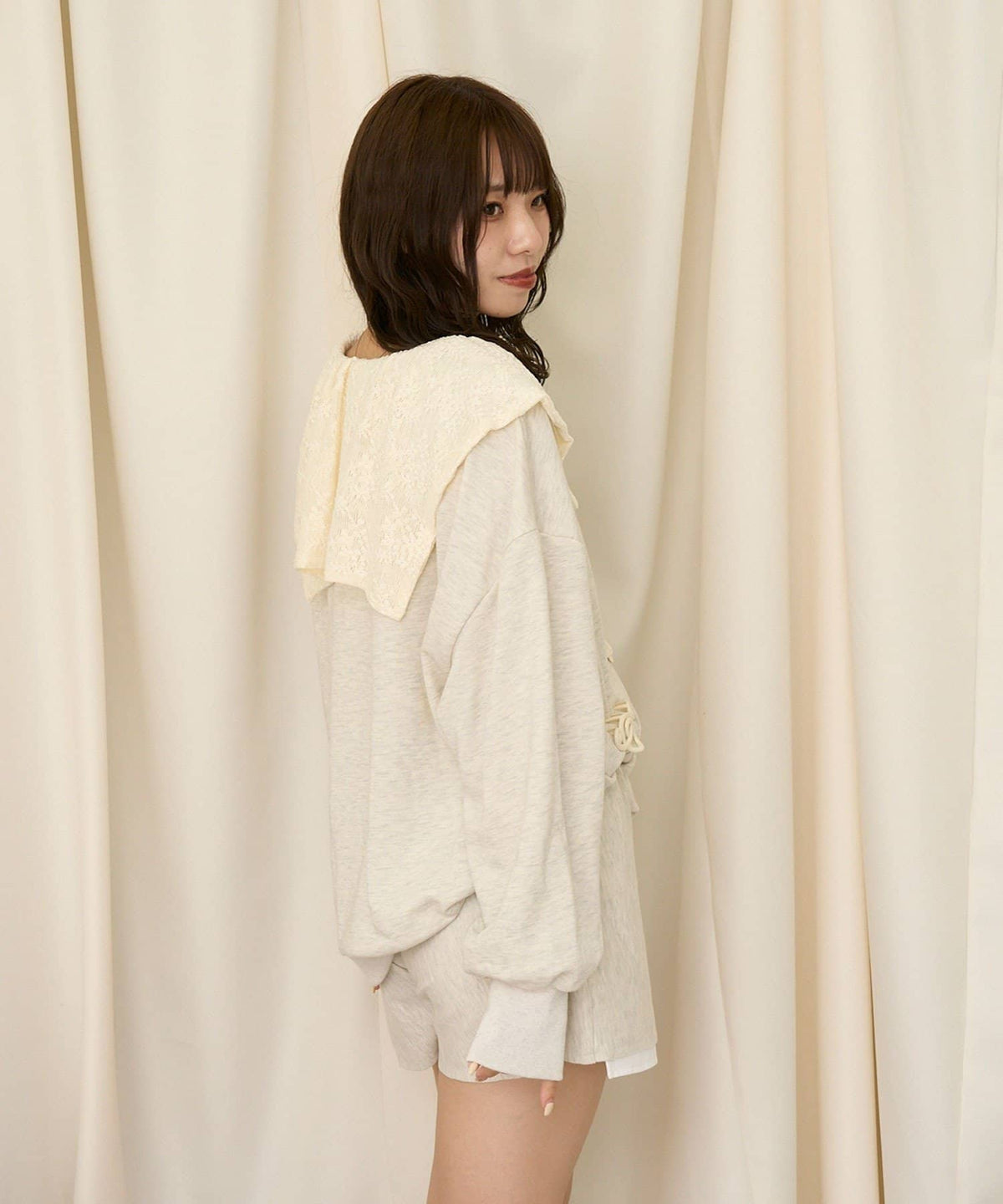 CIAOPANIC Hoodie + Lace假領 SET - Image 28