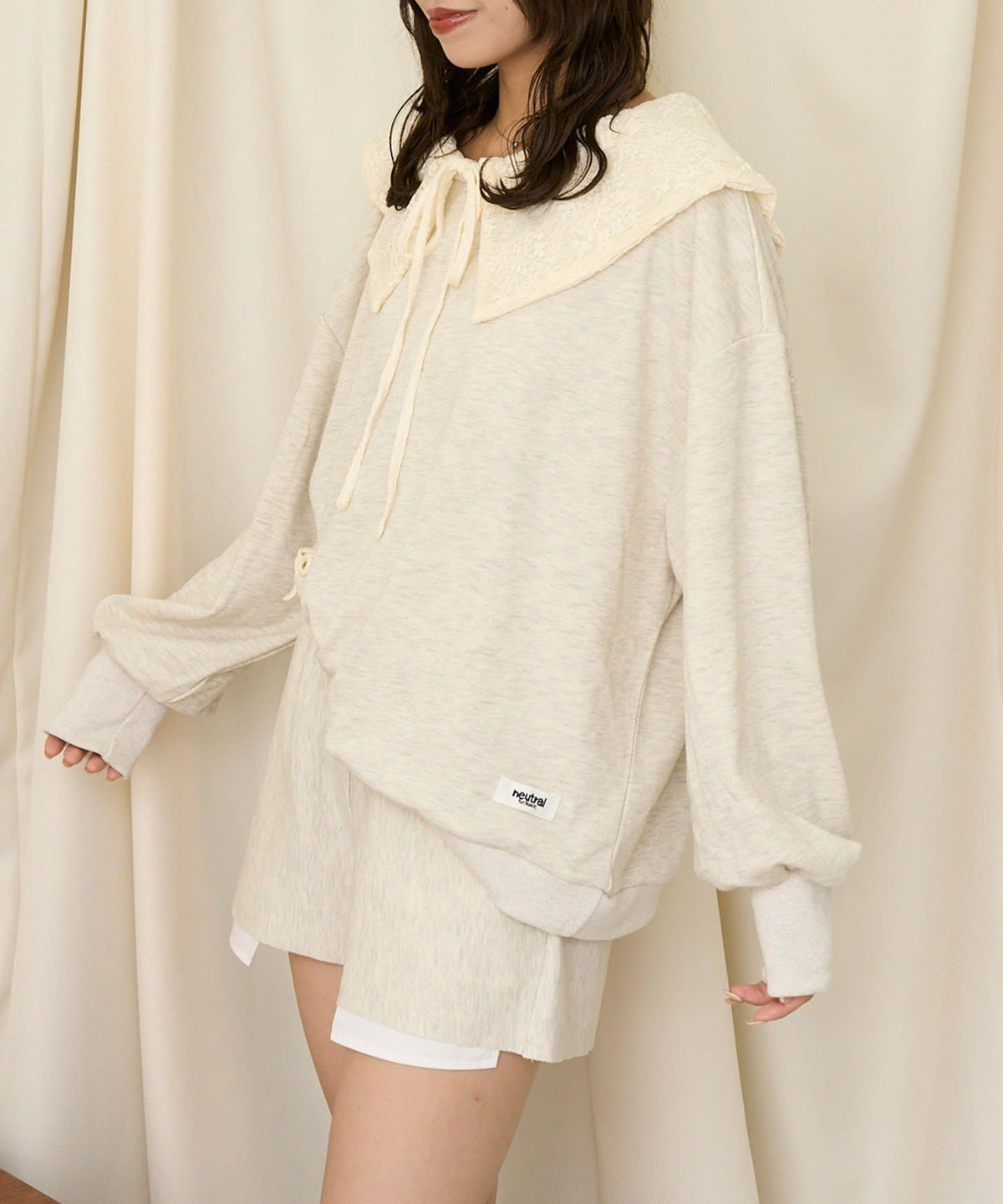 CIAOPANIC Hoodie + Lace假領 SET - Image 24