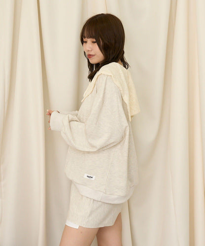 CIAOPANIC Hoodie + Lace假領 SET - Image 25