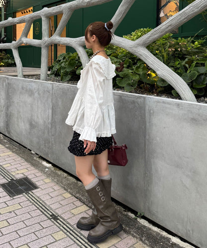 CIAOPANIC Big collar V-neck blouse - Image 14