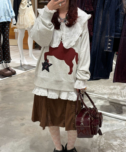 [2 Size] CIAOPANIC 大翻領 V-Neck Blouse - Image 25