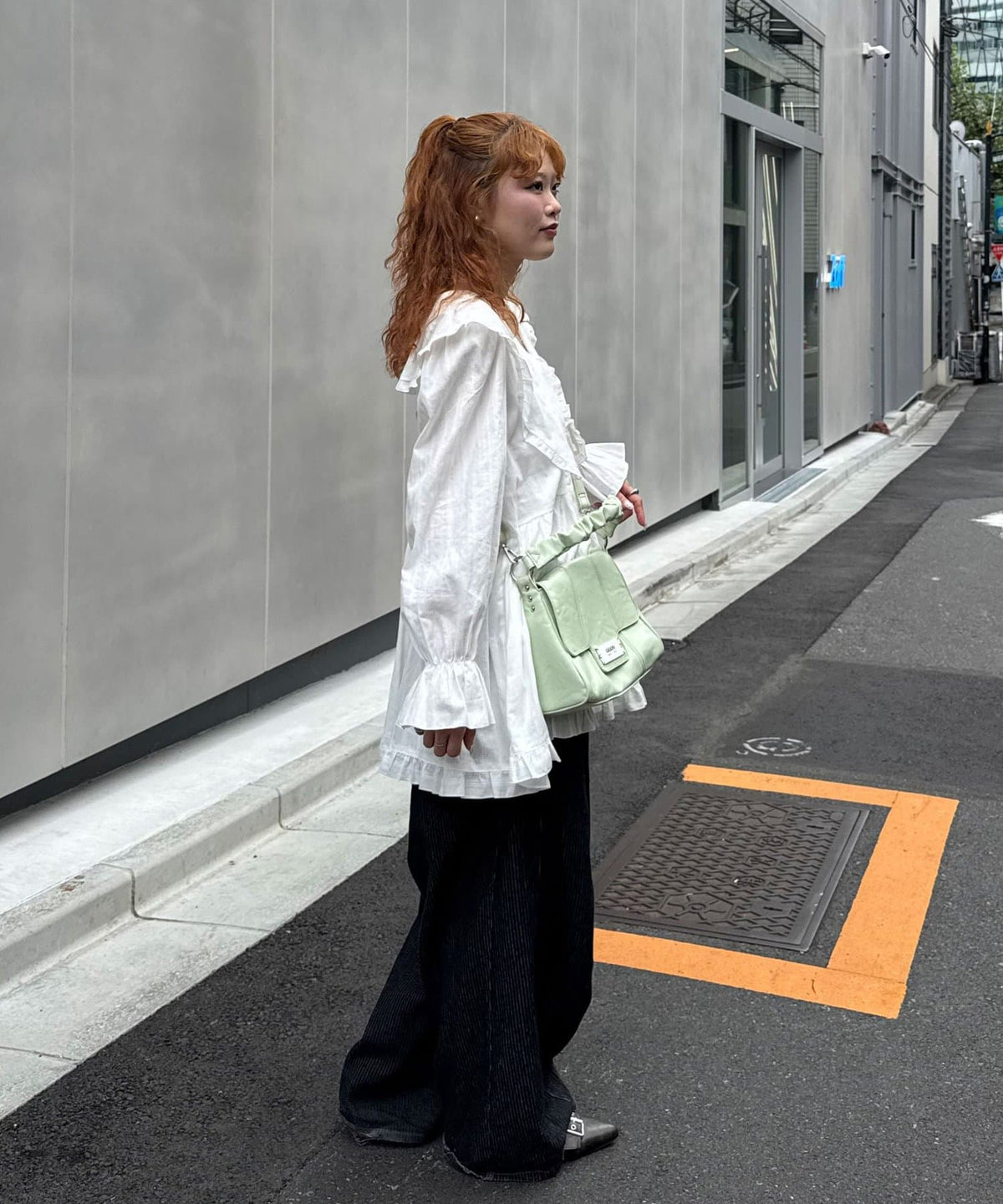 CIAOPANIC Big collar V-neck blouse - Image 22