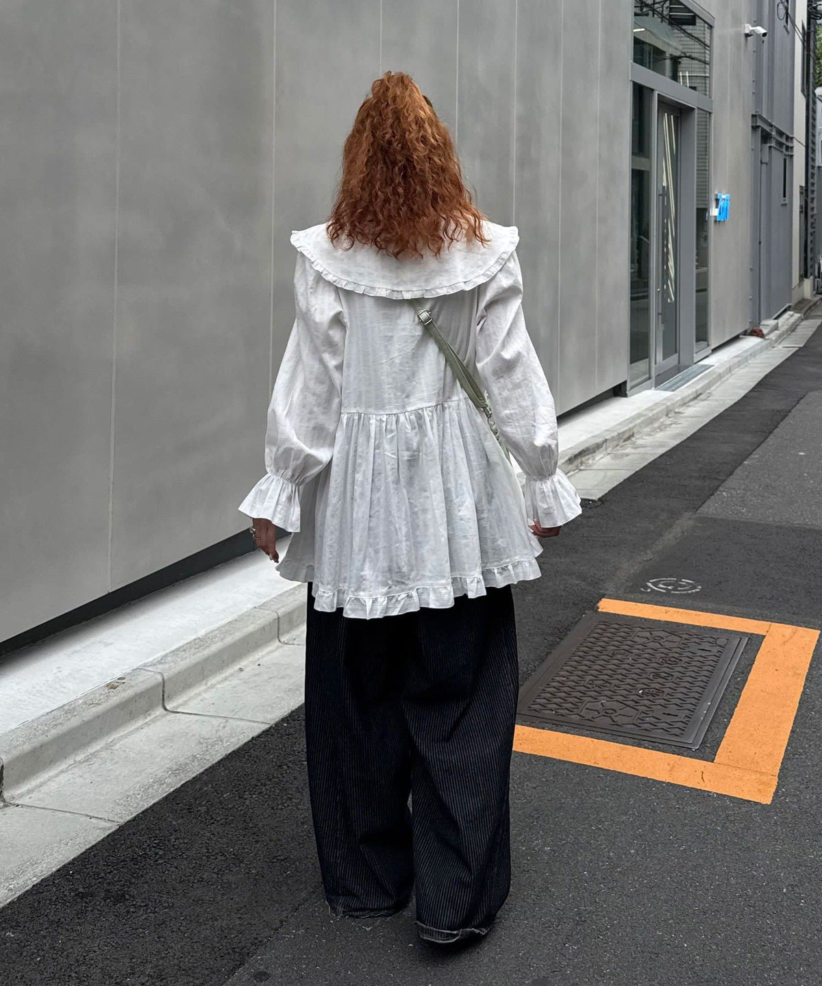 CIAOPANIC Big collar V-neck blouse - Image 23