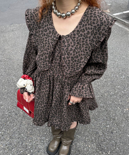 CIAOPANIC Big collar V-neck blouse - Image 6