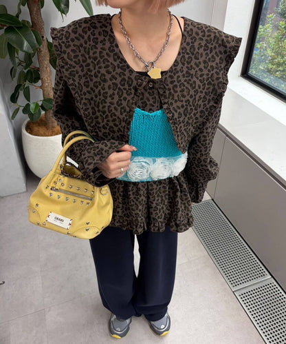 [2 Size] CIAOPANIC 大翻領 V-Neck Blouse - Image 47