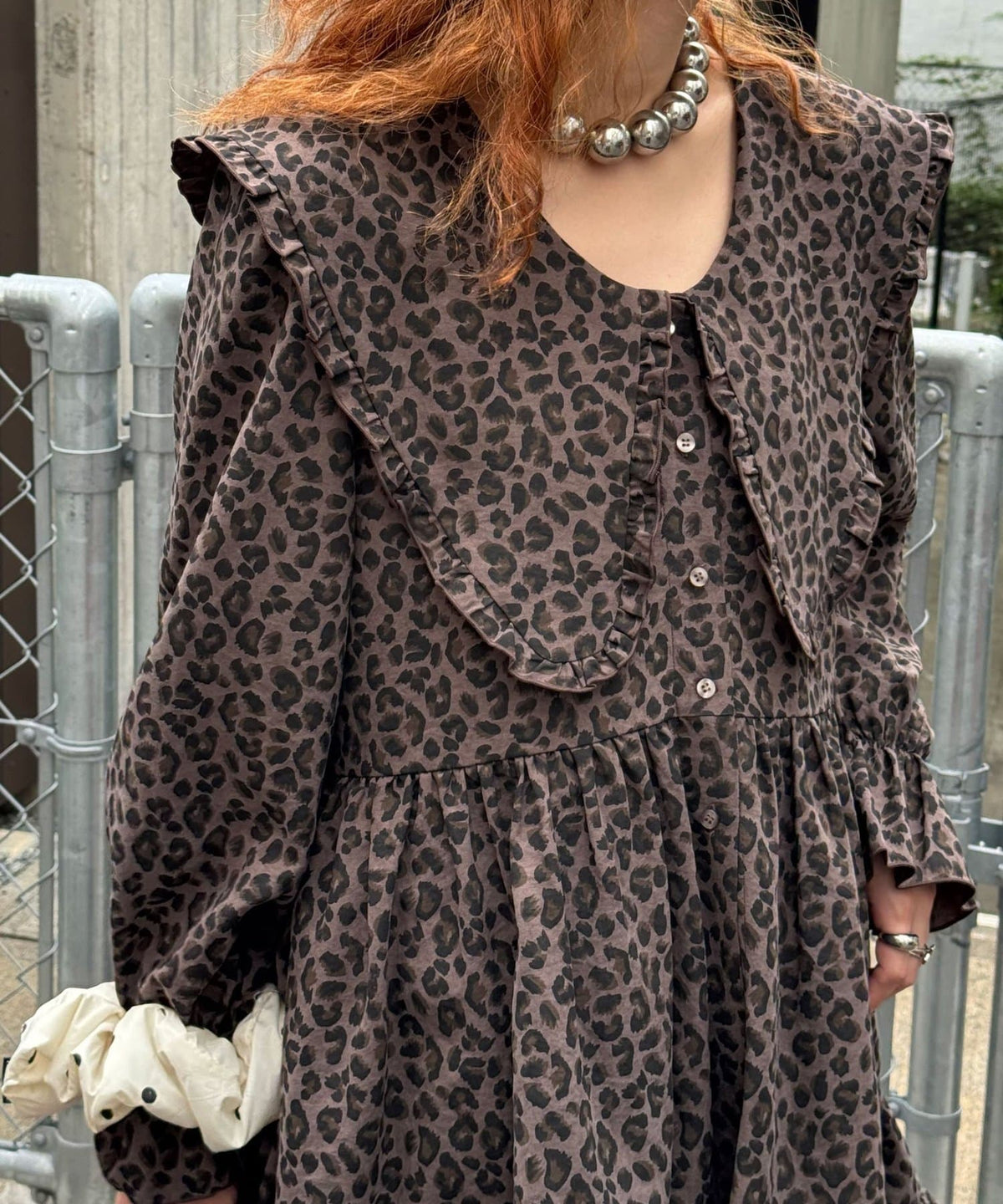 CIAOPANIC Big collar V-neck blouse - Image 36