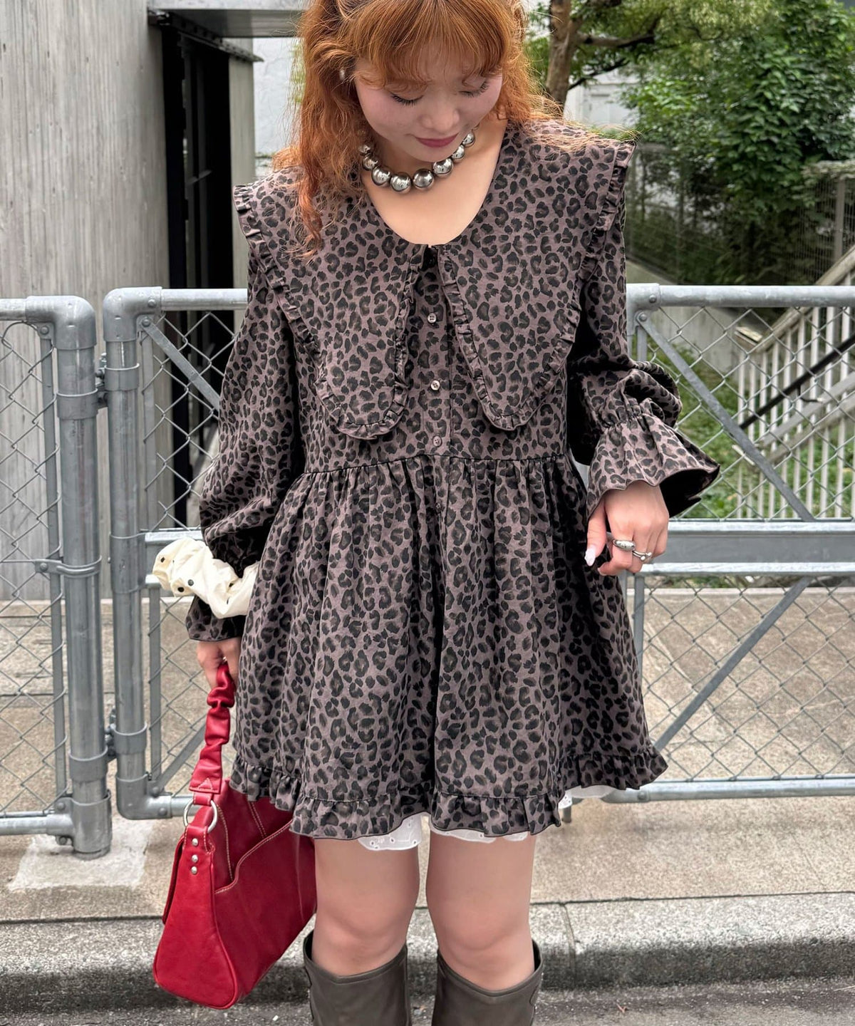 CIAOPANIC Big collar V-neck blouse - Image 38