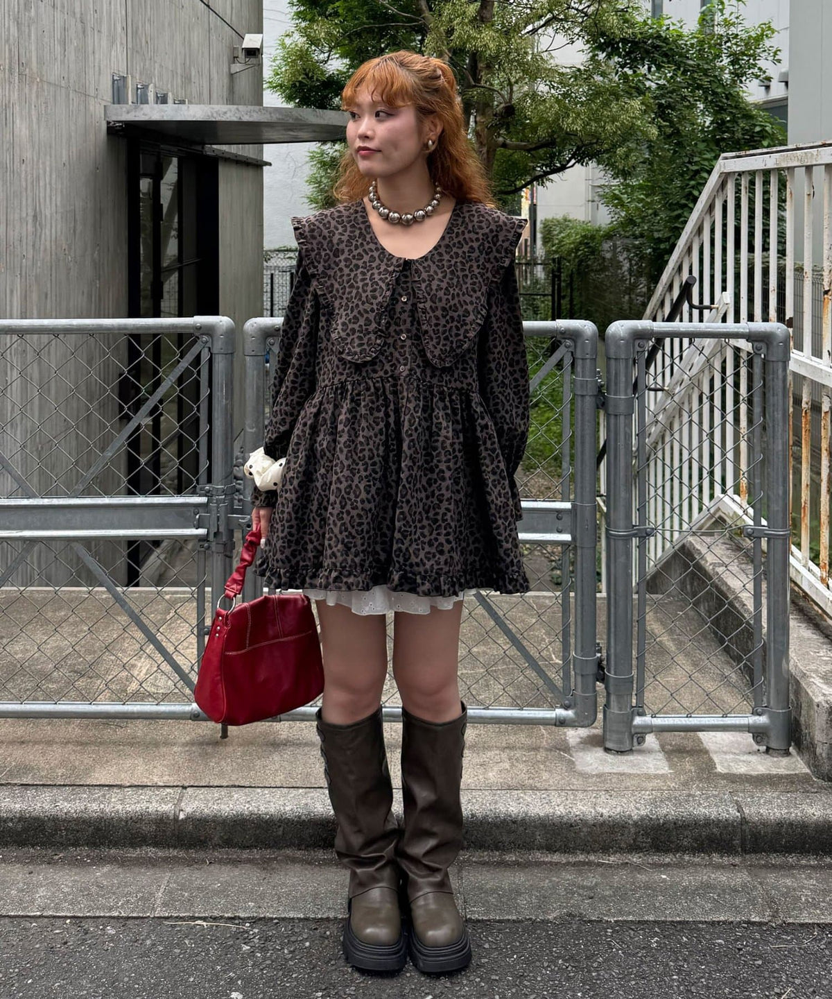CIAOPANIC Big collar V-neck blouse - Image 42