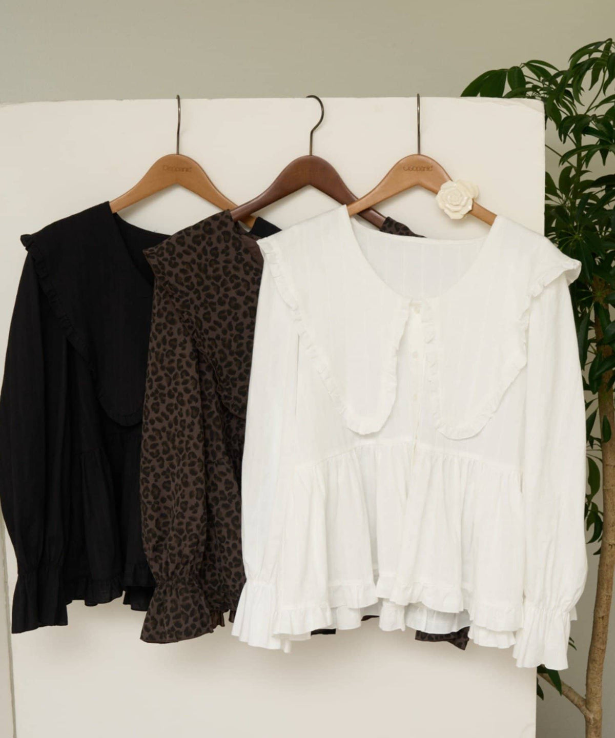 CIAOPANIC Big collar V-neck blouse - Image 61