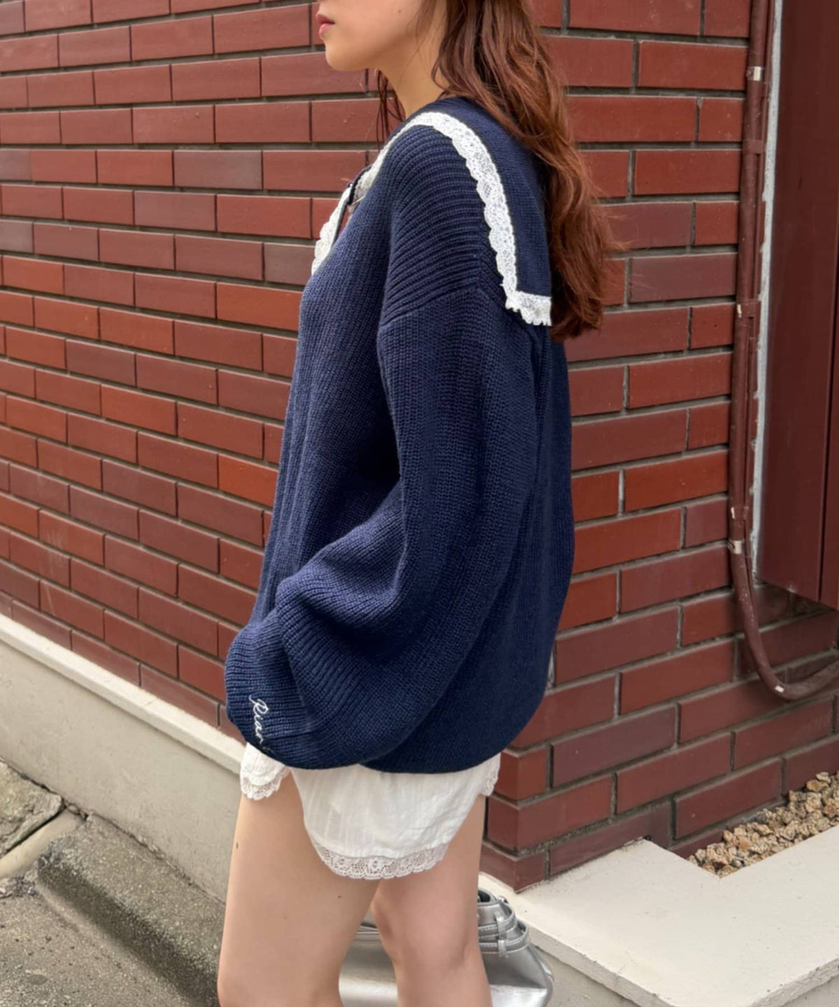 w closet Sailor collar knit - Image 6