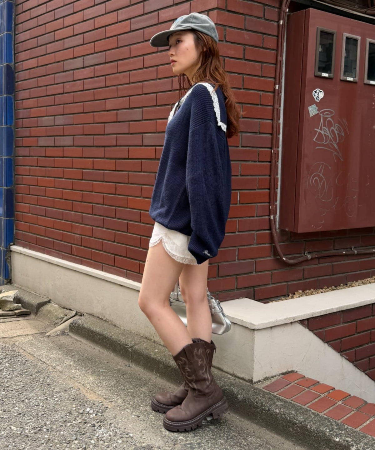 w closet Sailor collar knit - Image 9