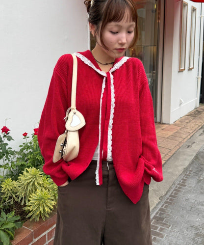 w closet Sailor collar knit - Image 1