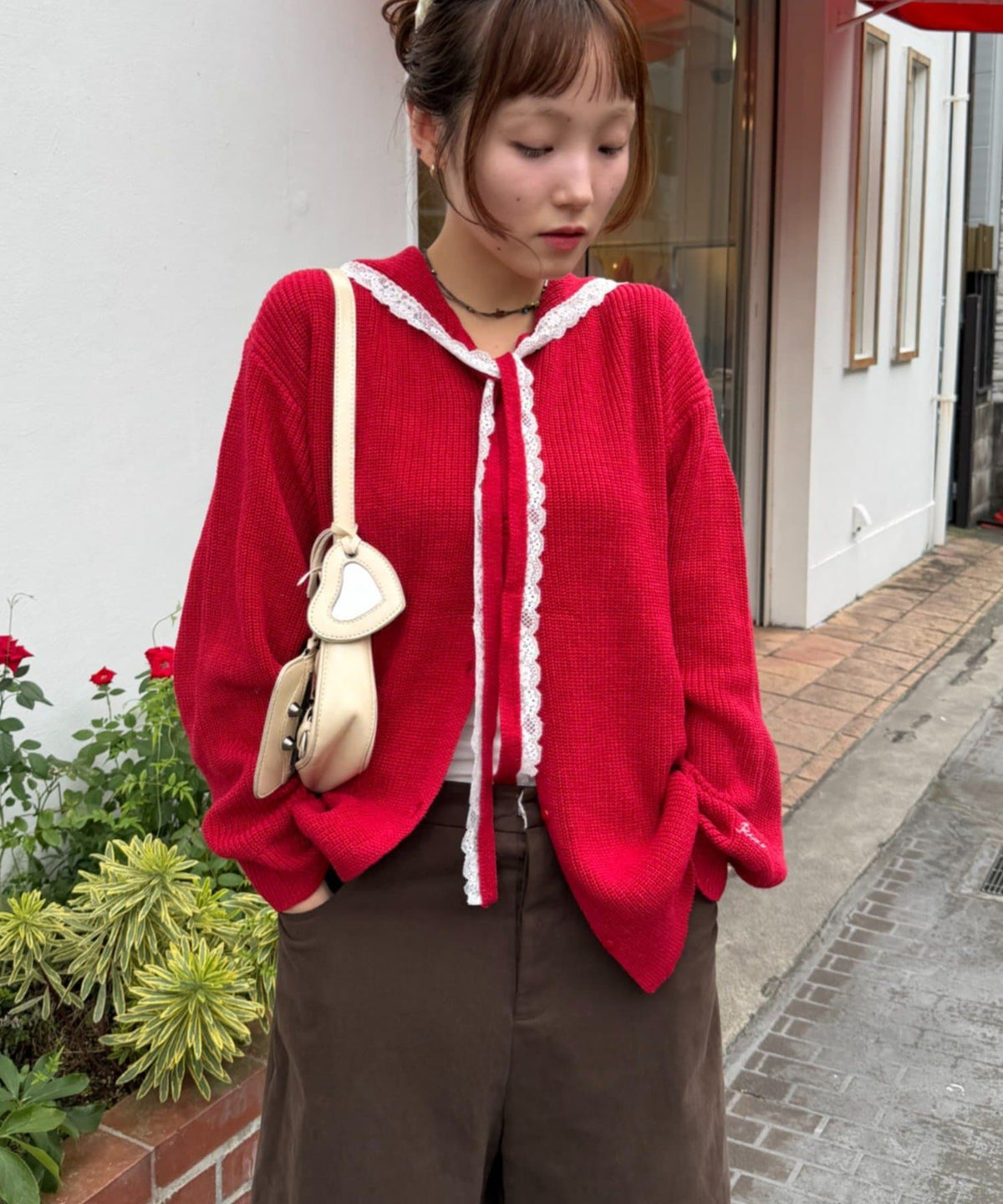 w closet Sailor collar knit - Image 14
