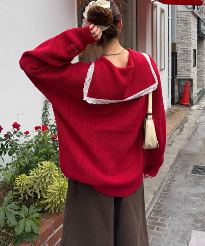 w closet Sailor collar knit - Image 16