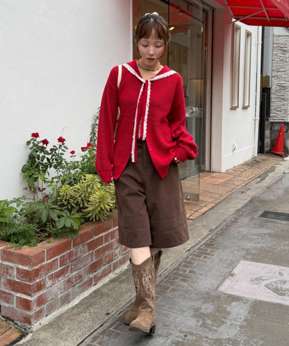 w closet Sailor collar knit - Image 17