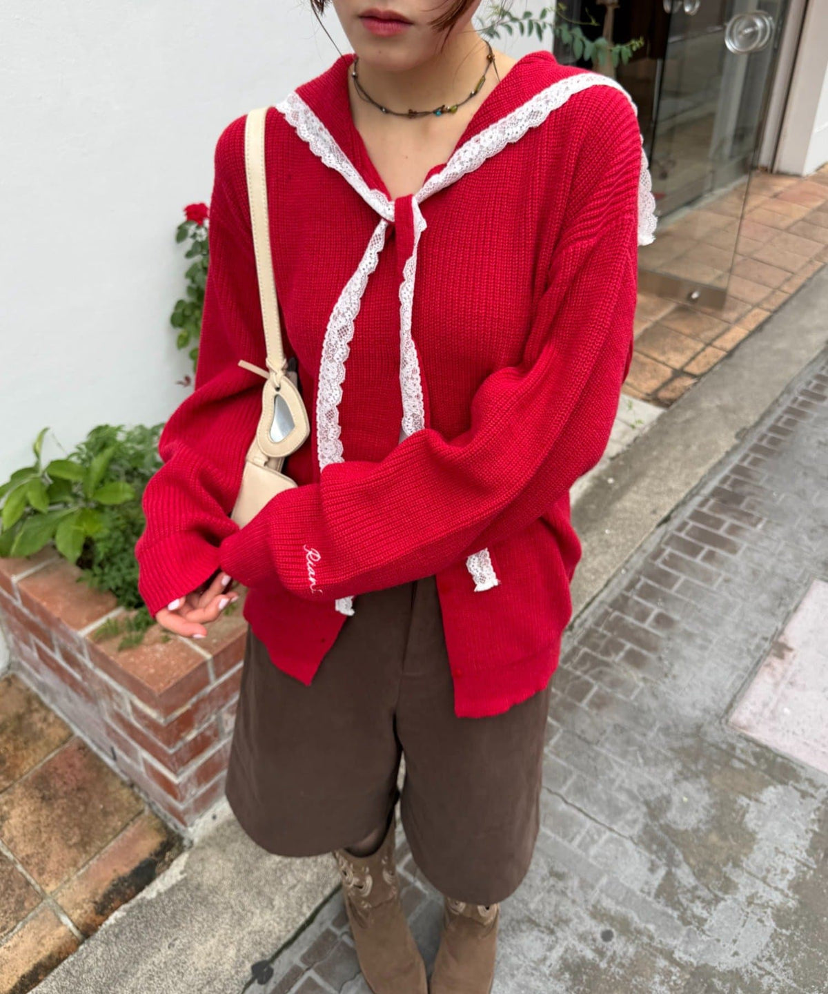 w closet Sailor collar knit - Image 19