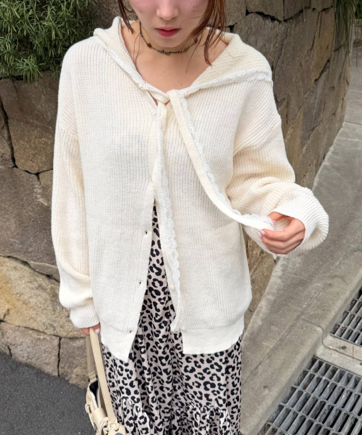 w closet Sailor collar knit - Image 24