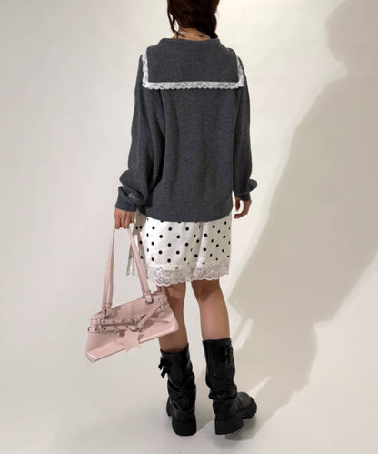 w closet Sailor collar knit - Image 33