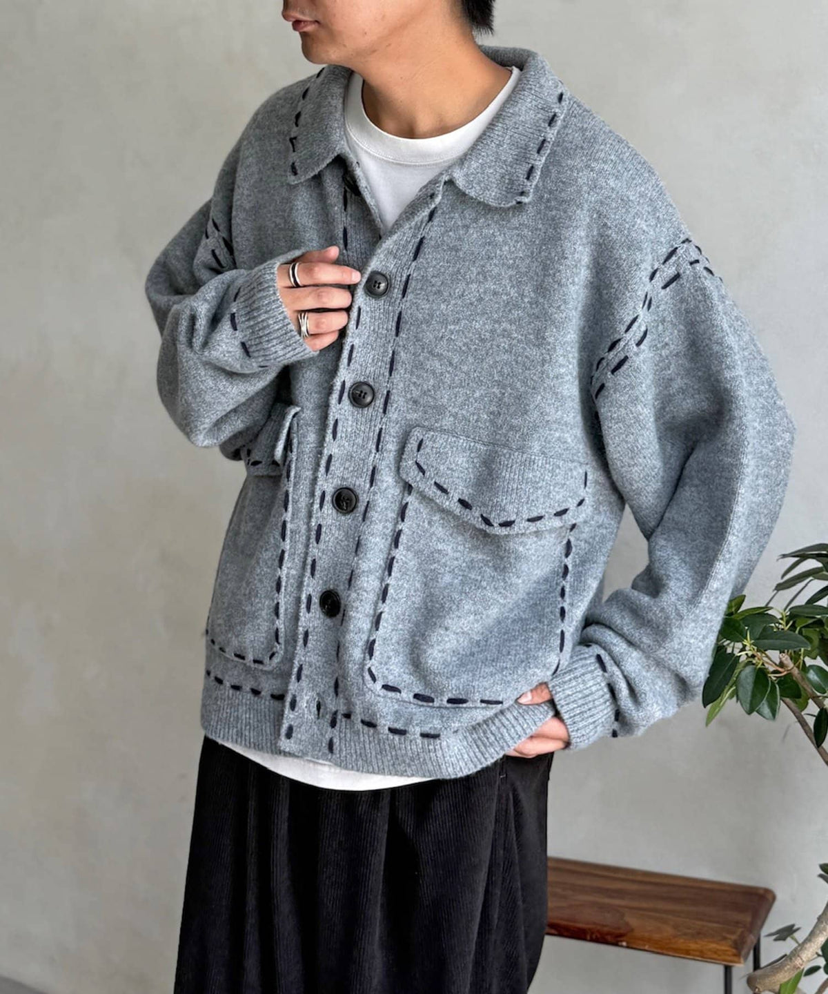 CPCM Stitched Knit Shirt - Image 13