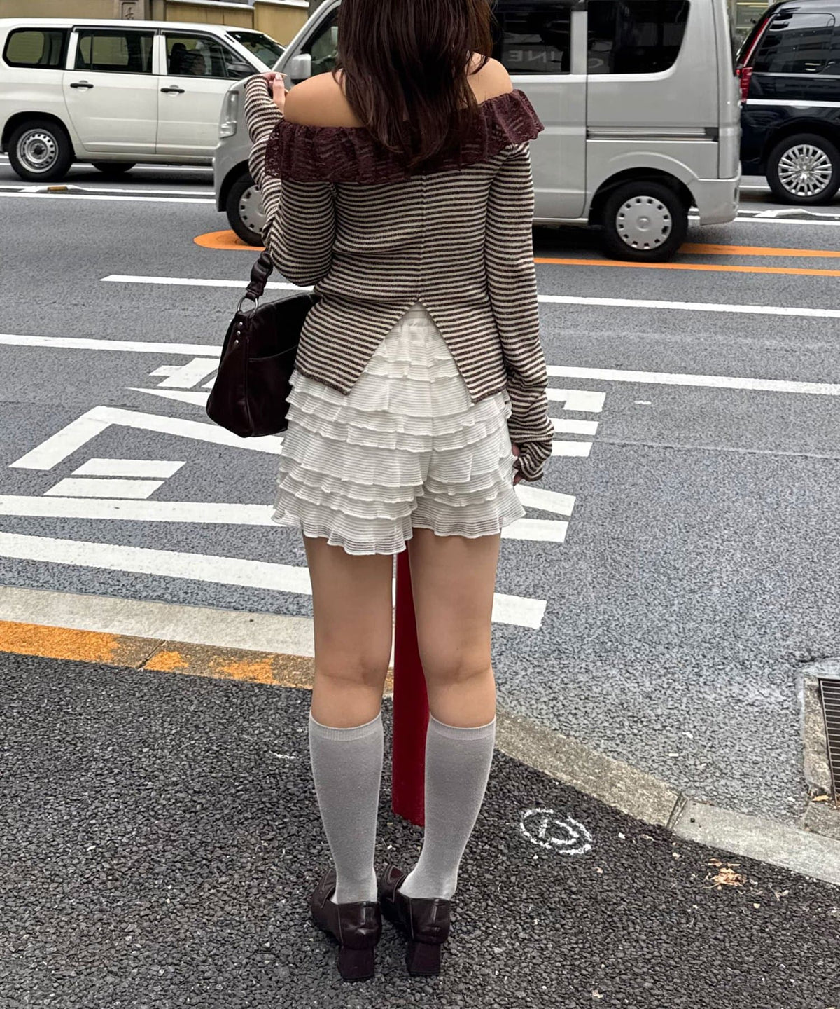 CIAOPANIC 條紋Lace領針織Top - Image 42