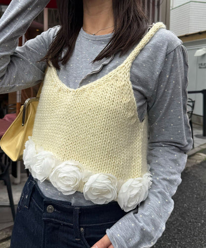 CIAOPANIC Rose knit bustier - Image 5