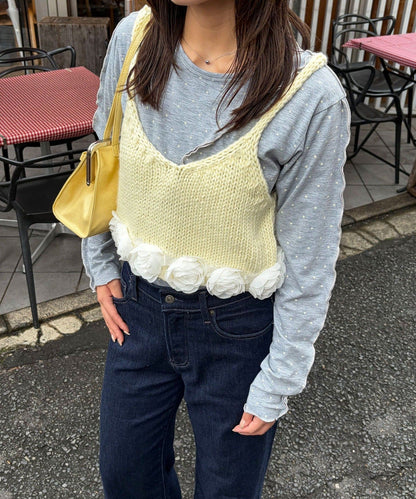 CIAOPANIC Rose knit bustier - Image 7