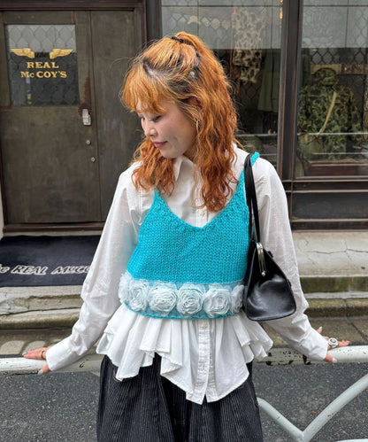CIAOPANIC Rose knit bustier - Image 14