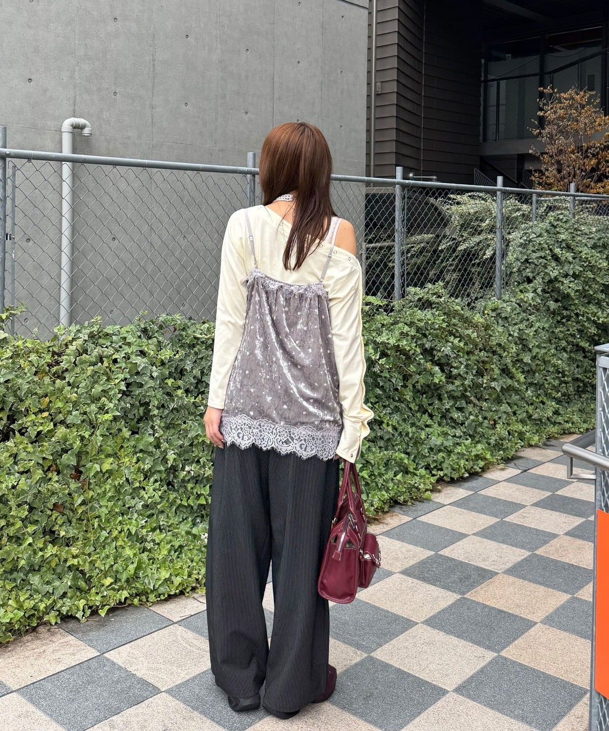 CIAOPANIC 碎花天鵝絨吊帶裙 - Image 21