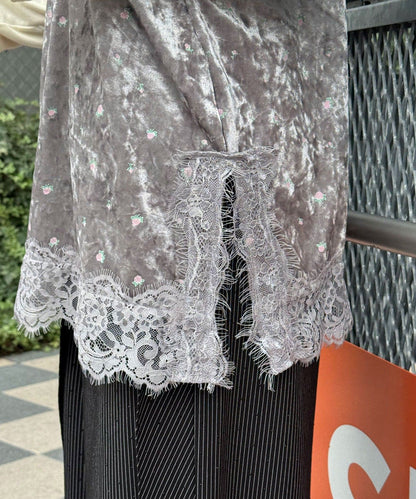 CIAOPANIC 碎花天鵝絨吊帶裙 - Image 22