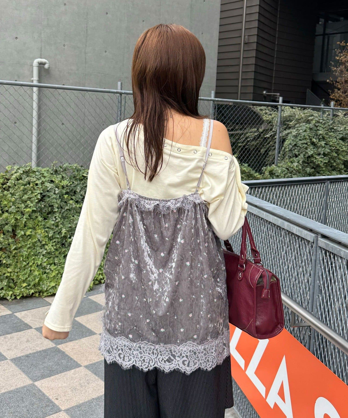 CIAOPANIC 碎花天鵝絨吊帶裙 - Image 18