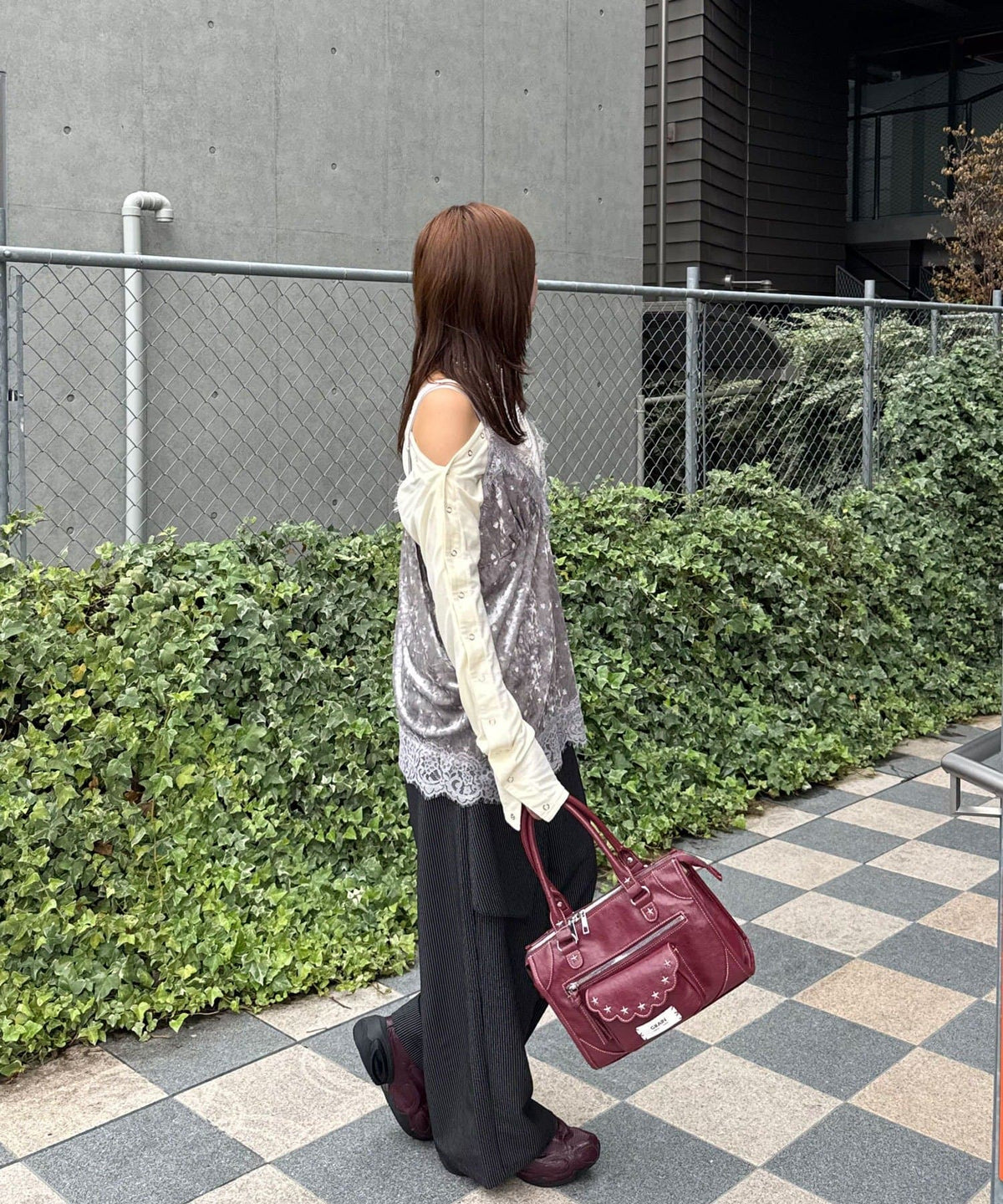 CIAOPANIC 碎花天鵝絨吊帶裙 - Image 20