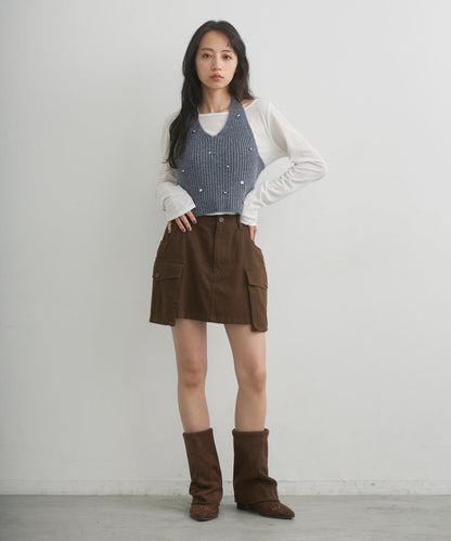 [2P Set] Kastane Halter knit + Top - Image 18