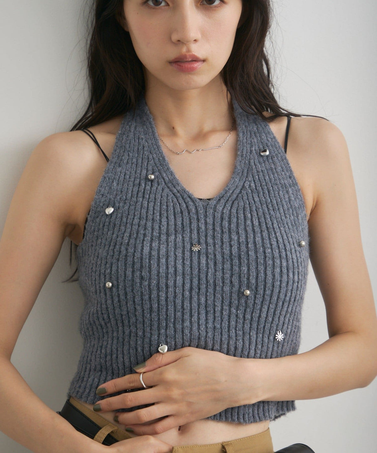 [2P Set] Kastane Halter knit + Top - Image 20