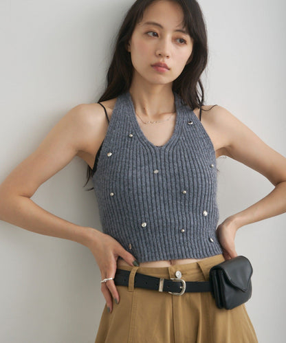 [2P Set] Kastane Halter knit + Top - Image 22