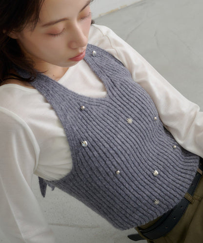 [2P Set] Kastane Halter knit + Top - Image 5