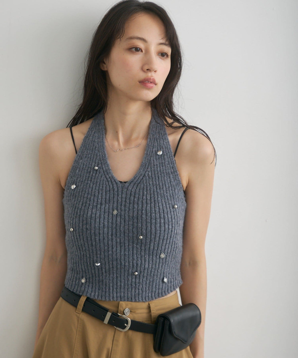 [2P Set] Kastane Halter knit + Top - Image 23