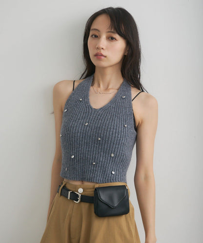 [2P Set] Kastane Halter knit + Top - Image 24