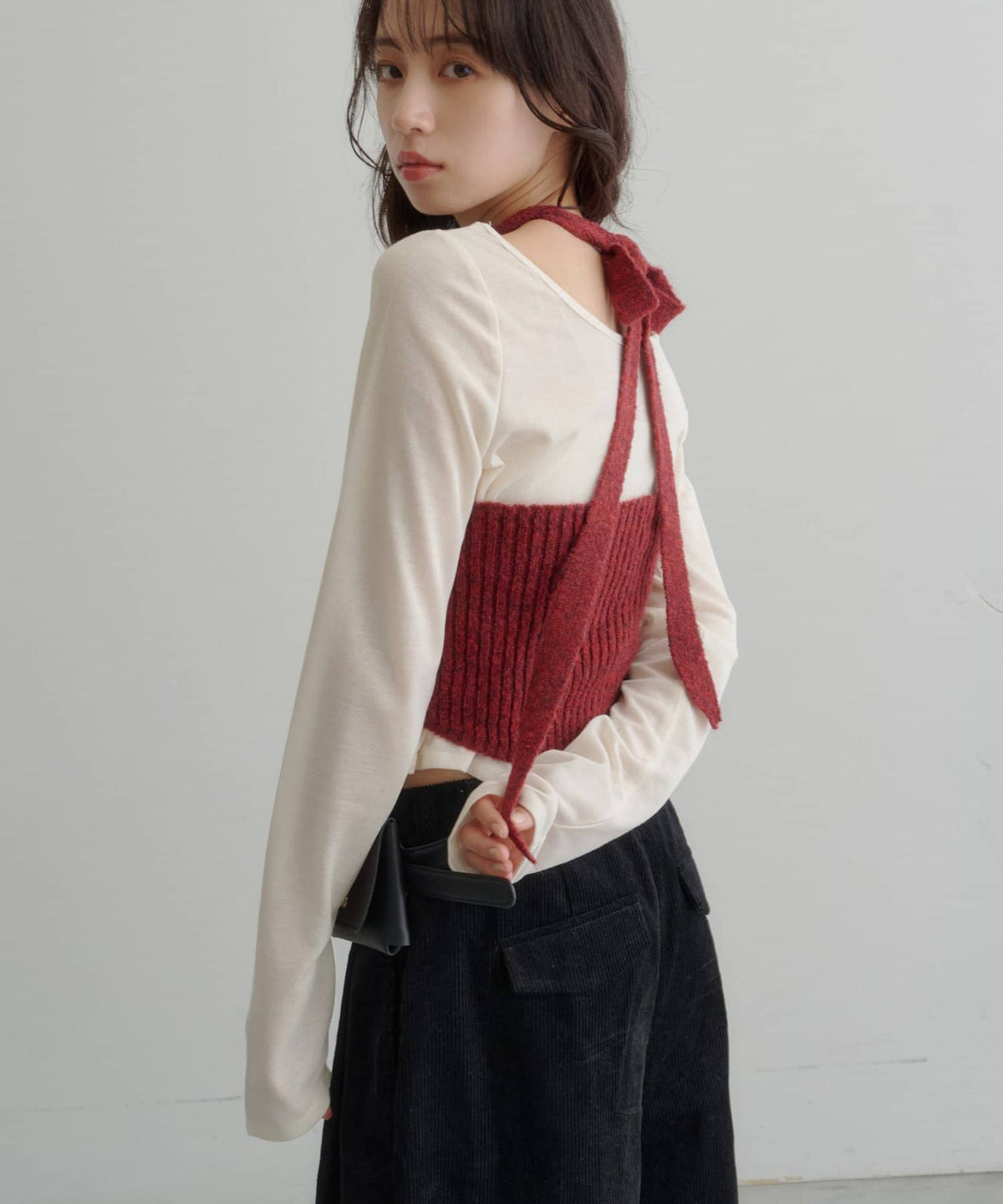 [2P Set] Kastane Halter knit + Top - Image 32