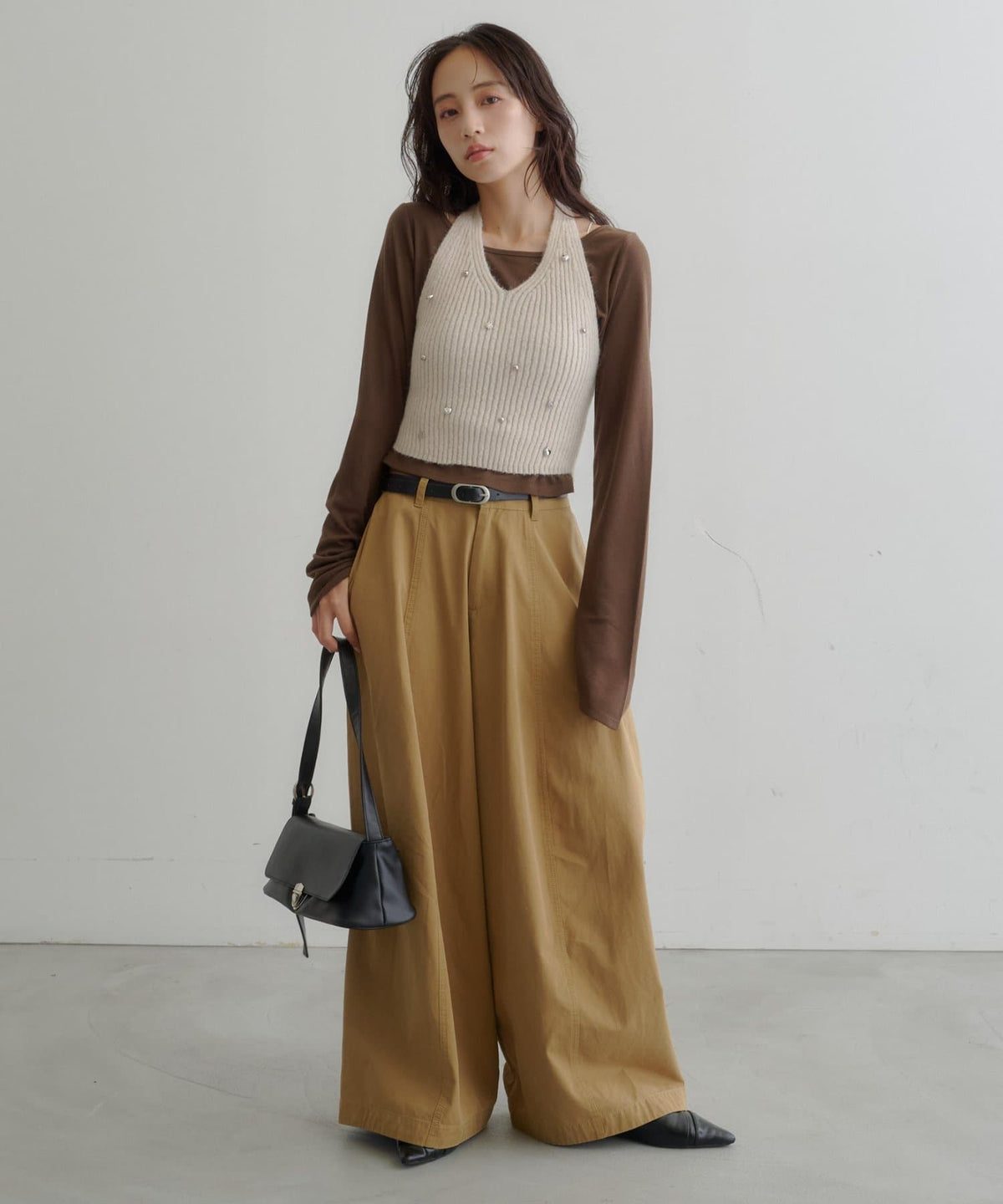 [2P Set] Kastane Halter knit + Top - Image 45