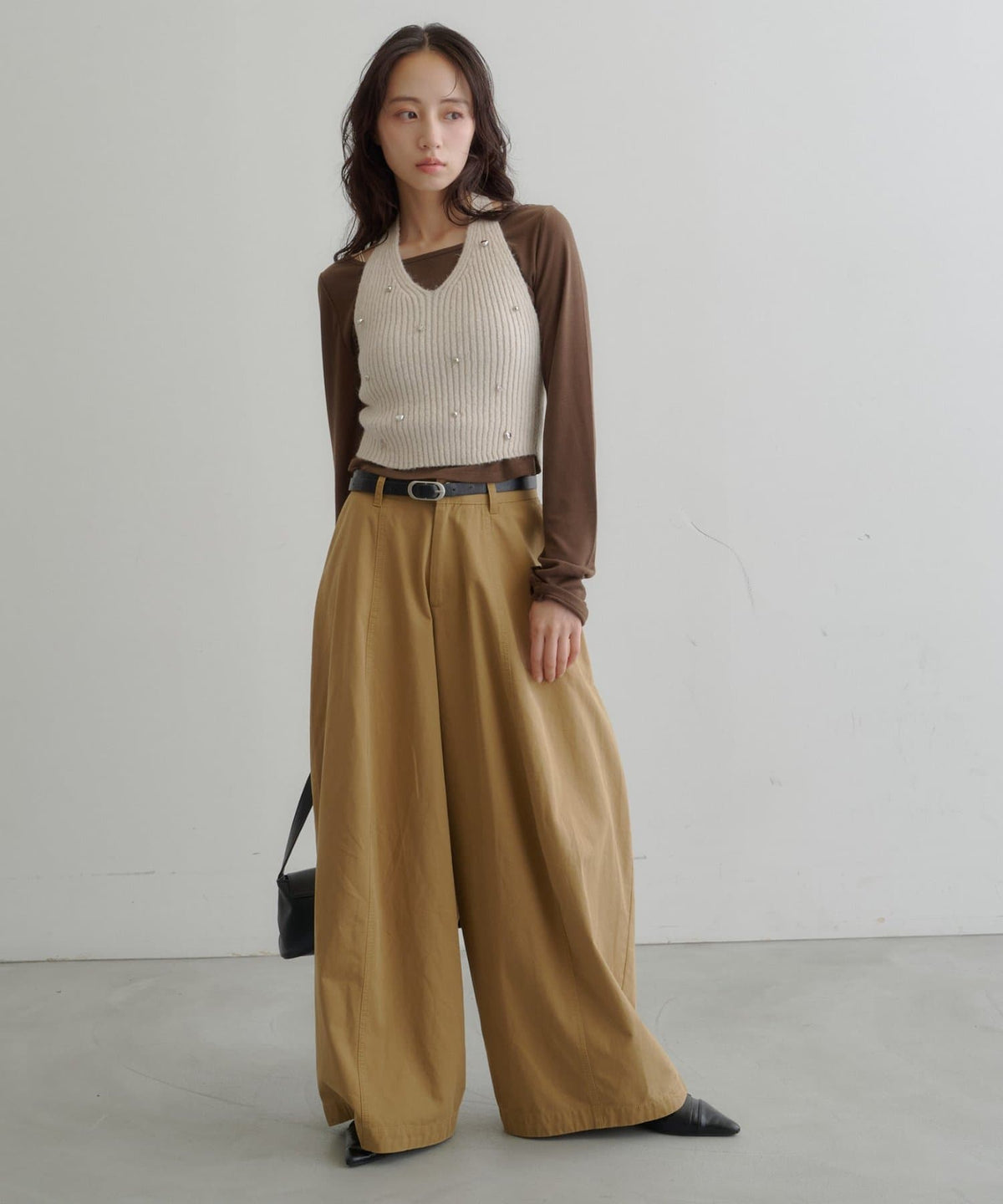 [2P Set] Kastane Halter knit + Top - Image 46