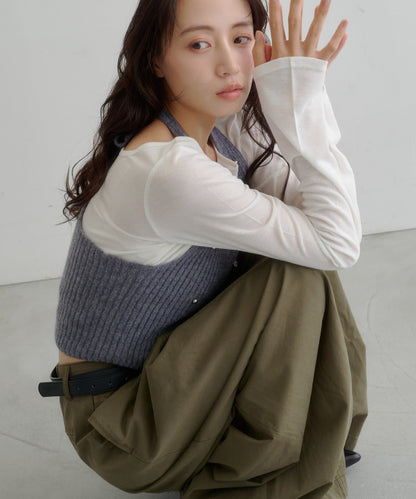 [2P Set] Kastane Halter knit + Top - Image 10