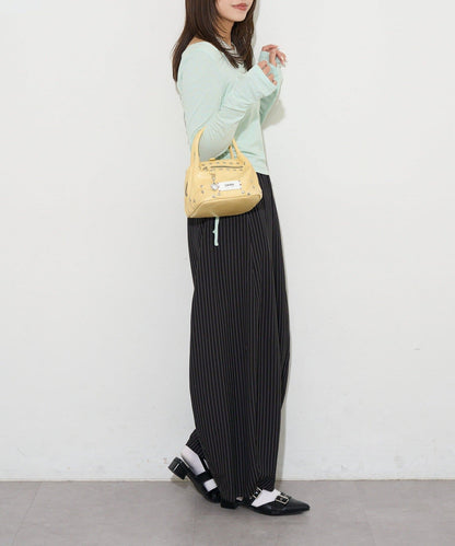 [CIAOPANIC] GRAIN 2-Way Heart Studded Bag - Image 11