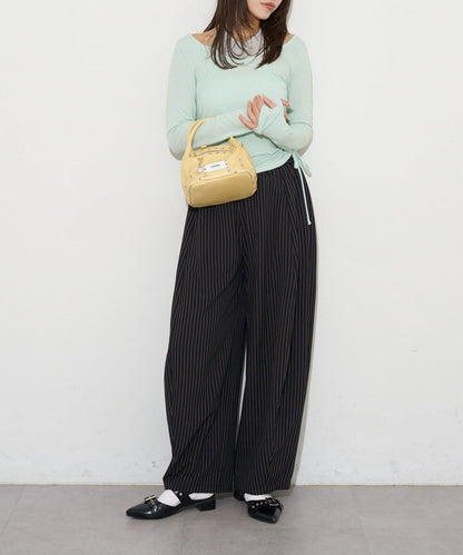 [CIAOPANIC] GRAIN 2-Way Heart Studded Bag - Image 12
