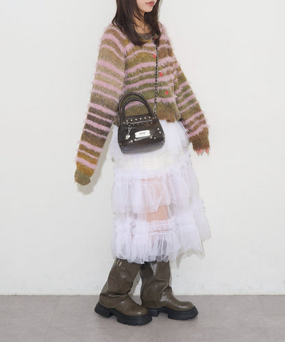 [CIAOPANIC] GRAIN 2-Way Heart Studded Bag - Image 28