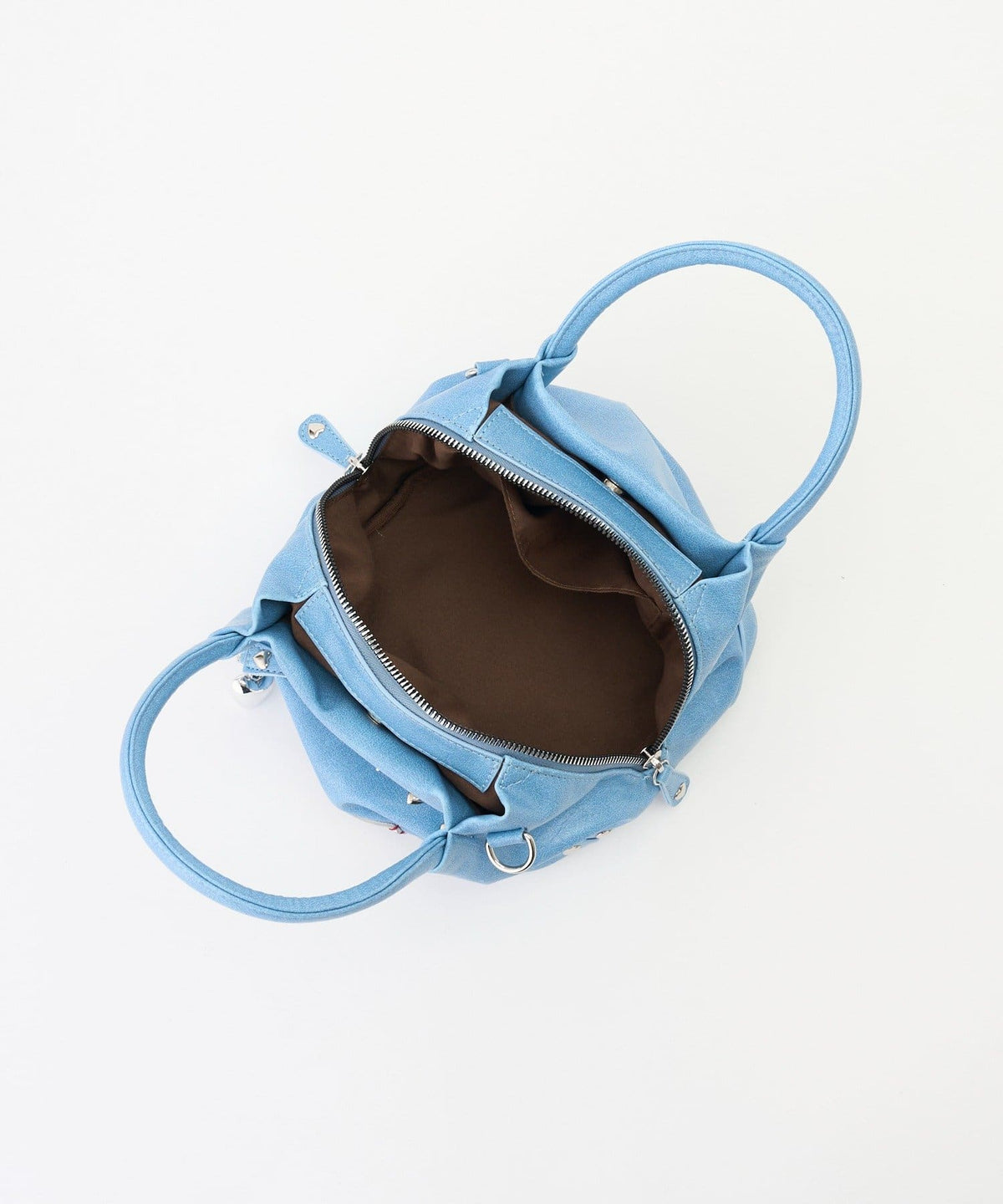 [CIAOPANIC] GRAIN 2-Way Heart Studded Bag - Image 46